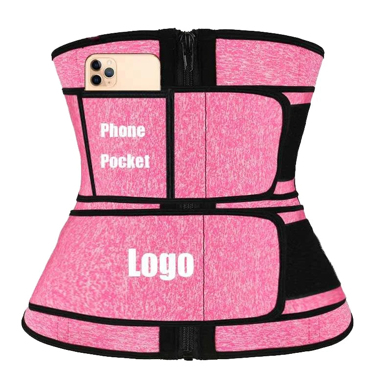 Wholesale for Velcro Zipper Sports Waist Cincher Postpartum Protection Belly Belt Custom Logo Sweat Shaping Belly Belt for Women