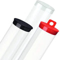 Personalized Logo Printing Round Cylinder Clear Packing Container Box Plastic Tube for Gift Crafts Packaging