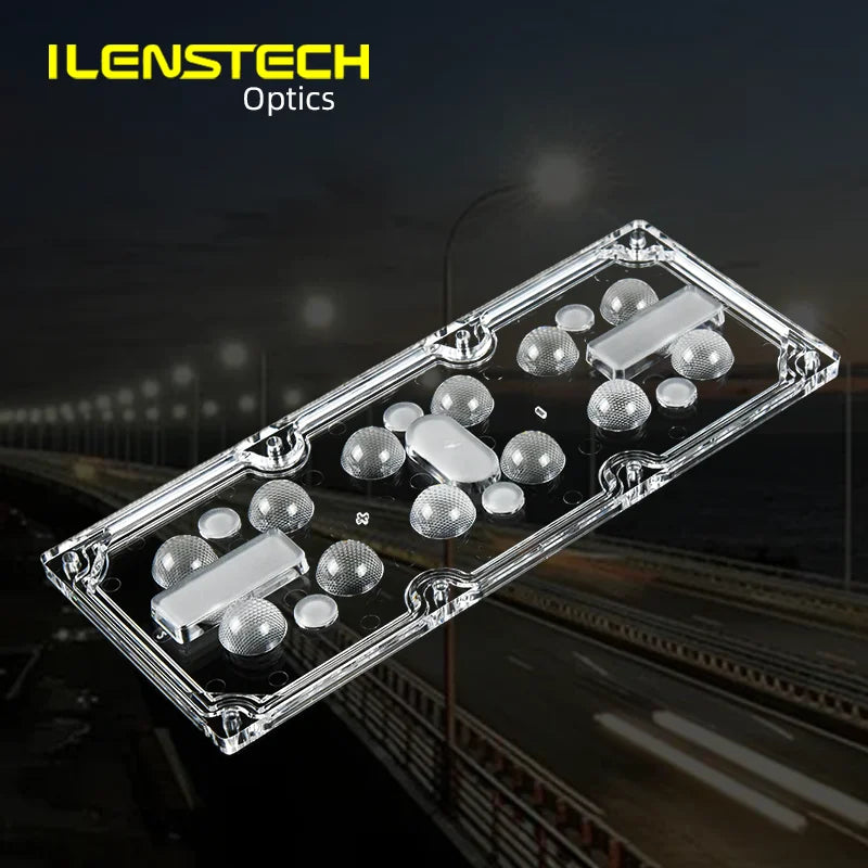 Polycarbonate Street Light Lens 60 Degree Convex Lens Optical for 3535 5050 Led