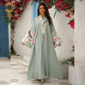 Zaynab Jalabiya Ladies Abaya Islamic Clothing Turkish Embroidery Dubai Evening Dresses Women Abaya Women Muslim Dress
