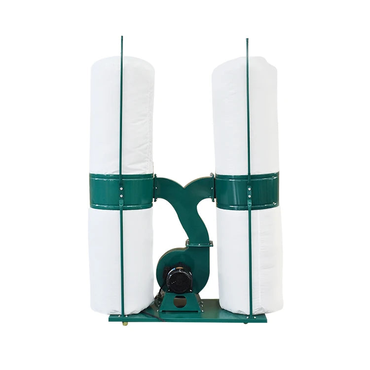 Electric Double Industrial Cloth Bag Wood Dust Collector Woodworking Dust Collect for Woodworking Machine