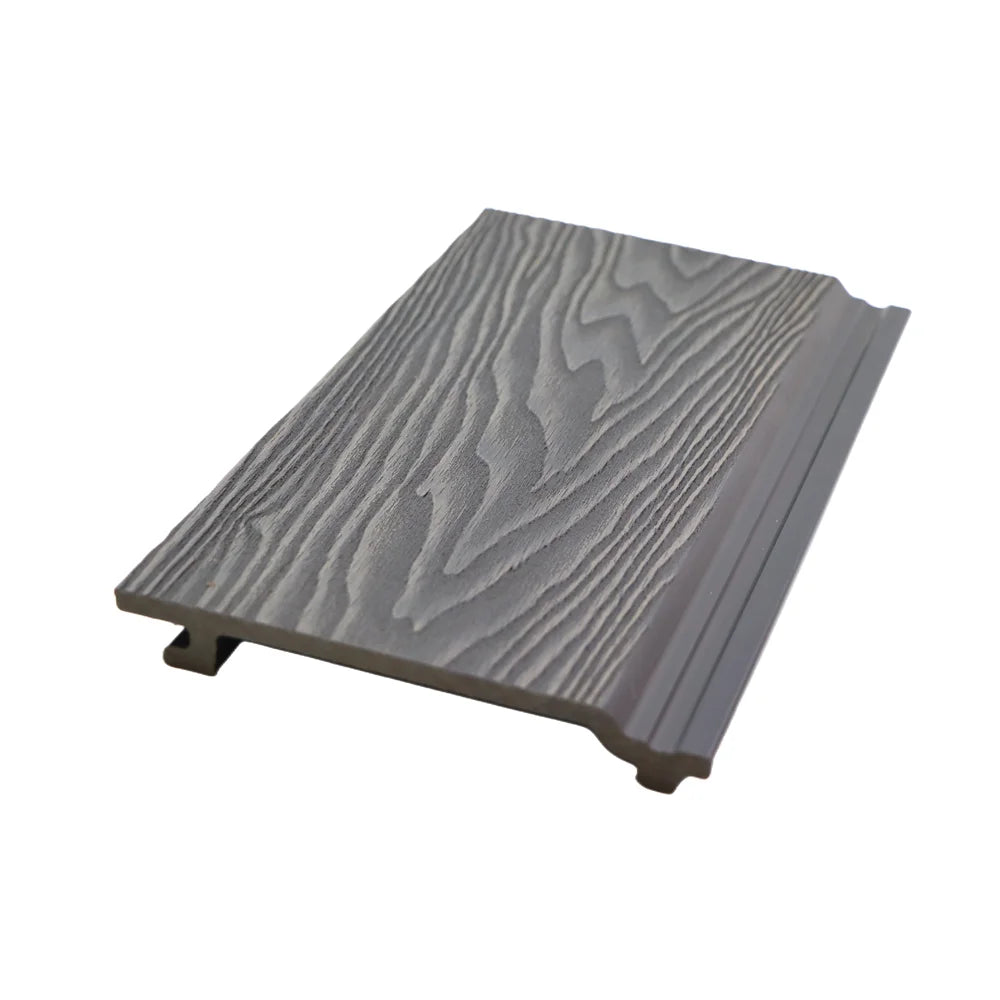 WPC Superior Quality Brushed Interlocking Wall Panels for Kitchen Hospital & Park Exterior Cladding 166X21mm