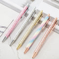 New Design Rose Gold Metal Ball Pen Gift Promotion logo Pen Glitter Ballpoint Pens