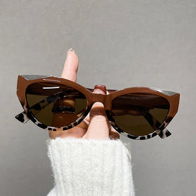 New Cat Eye Sun Glasses for Ladies Classic Cheap Wholesale Fashion Sunglasses Women Custom logo Wholesale Ins Lentes De Sol