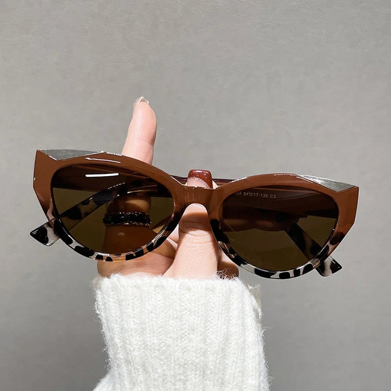 New Cat Eye Sun Glasses for Ladies Classic Cheap Wholesale Fashion Sunglasses Women Custom logo Wholesale Ins Lentes De Sol