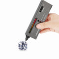 Pass Diamond Tester VVS Clarity White Moissanite 2 Carat Size 5mm 7mm Asscher Cut Moissanite Diamond Stone