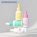 Luxurious 30ml Macaron Glass Oil Dropper Bottle Trendy 1oz Slanted Shoulder Glass Bottle for Essential Oil