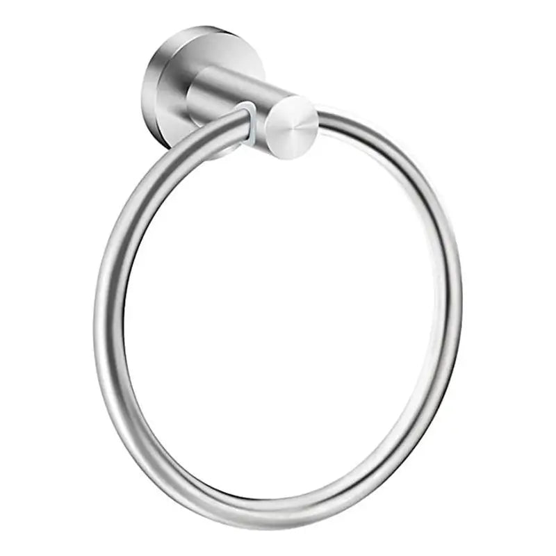 Chrome Stainless Steel Wall Mounted Toilet Hanging Ring Living Room Hanger square Behind Door Kitchen Bathroom Towel Rack