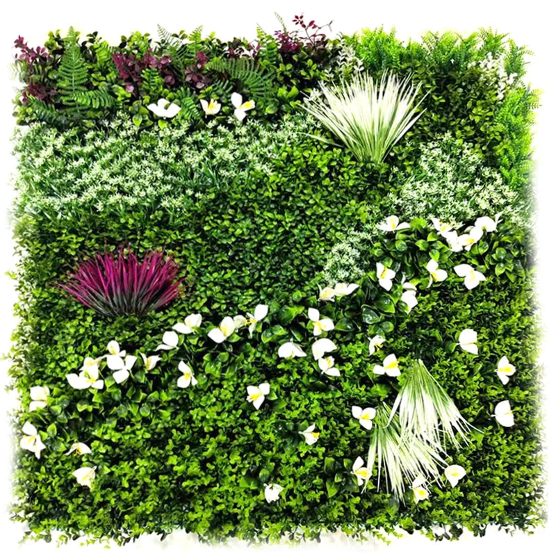 Decorative 3D Artificial Grass Wall Plastic Plant Wall Art for Home Decor