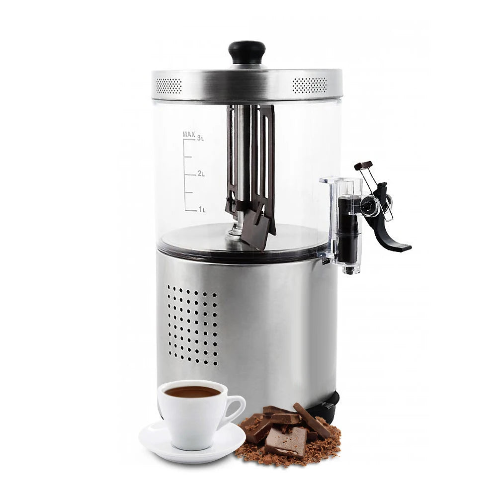 Serve 110/220v Hot Chocolate Dispenser Commercial Hot Chocolate Drinking Machine Chocolate Shot Maker Ce Rohs 3liter Black