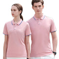 Custom Printed Logo Cultural for Polo Shirt Summer Short-Sleeved Workwear Factory Uniform Advertising Ice Silk Knitted