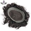 Beauty Girl Best Human Raw Virgin Hair Cheap Price Indian Hair Systems Mens French Lace  Toupee with Black Hair