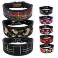 2 Inch Neoprene Padded Adjustable Reflective Luxury Pets Dog Collars in Bulk for Small Medium Large Dog Training