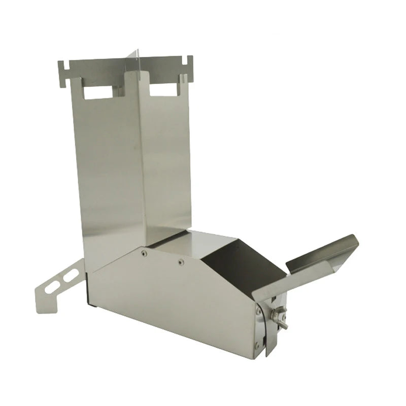 Stainless Steel Outdoor Camping Picnic Hiking Ultralight Folding Portable Practical Design Light Weight Rocket Wood Stove