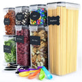 Kitchen Organizer & Preserver 7 Pc Set BPA Free Plastic Airtight Food Storage Containers with Lids