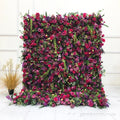 GNW Customized Newly Artificial Silk Flower Decorative Wedding Red Rose Flower Wall Backdrop