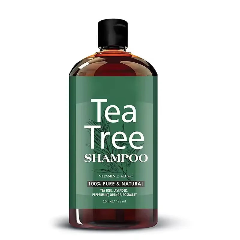 Oem Shampoo Conditioner Pure and Natural Hair Treatment Tea Tree Coconut Shampoo for All Hair Types