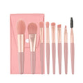8pcs Travel Wholesale Good Quality Custom Customized Vegan Brushes Makeup Brush Set