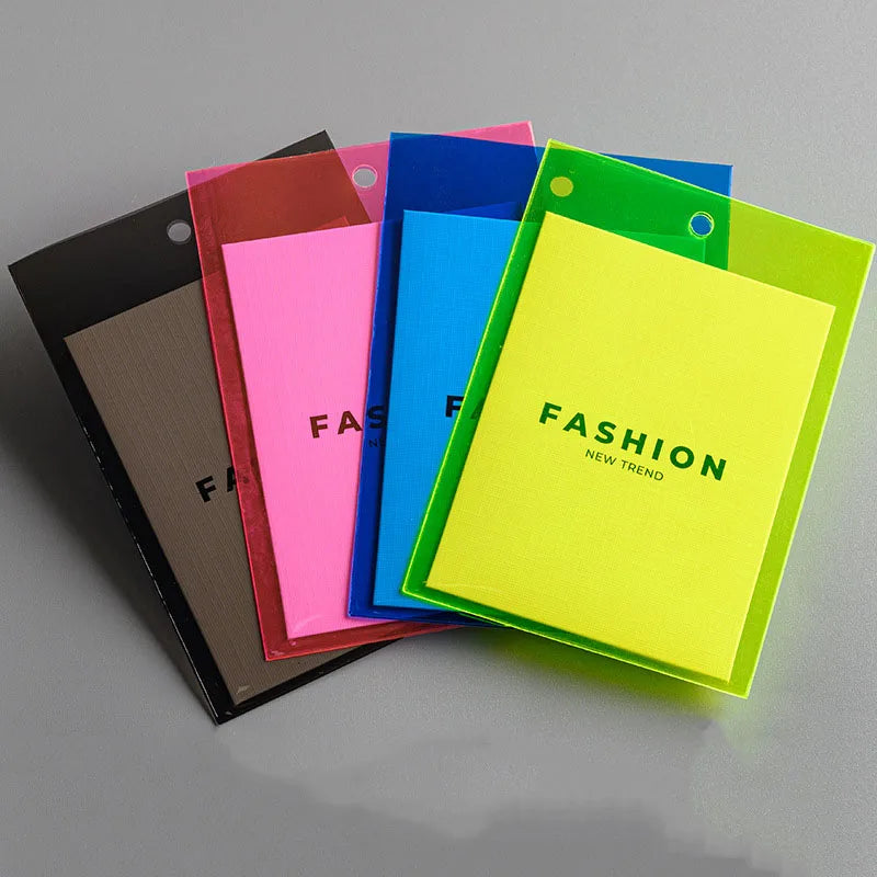 Customizable Thickness Fashion Style with Pvc Hang Tags Wholesale Price Custom Printed Logo Hang Tags Labels