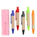 Short Pen Mini 8.6cm Eco Paper Ball Pen with Company logo MegaBDM
