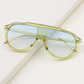 Newest Dropshipping One Piece Oversized Sunglasses Women Metal Tip Outdoor Men Eyewear Lentes De Sol Mujer Sunglasses
