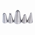 Stainless Steel Cake Piping Nozzles Tips Kit-DIY Icing Nozzle Tool for Cupcakes Large Cake Decorating Tools