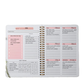 Luxury Daily Weekly Monthly Custom Printing Spiral Business Notebook Calendar Agenda Diary Planner 2024