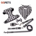 Wholesale Luxury Fashion No Pull Dog Harness and Leash Set Custom Pet Dog Vest Collar Accessories for Large Big Dogs
