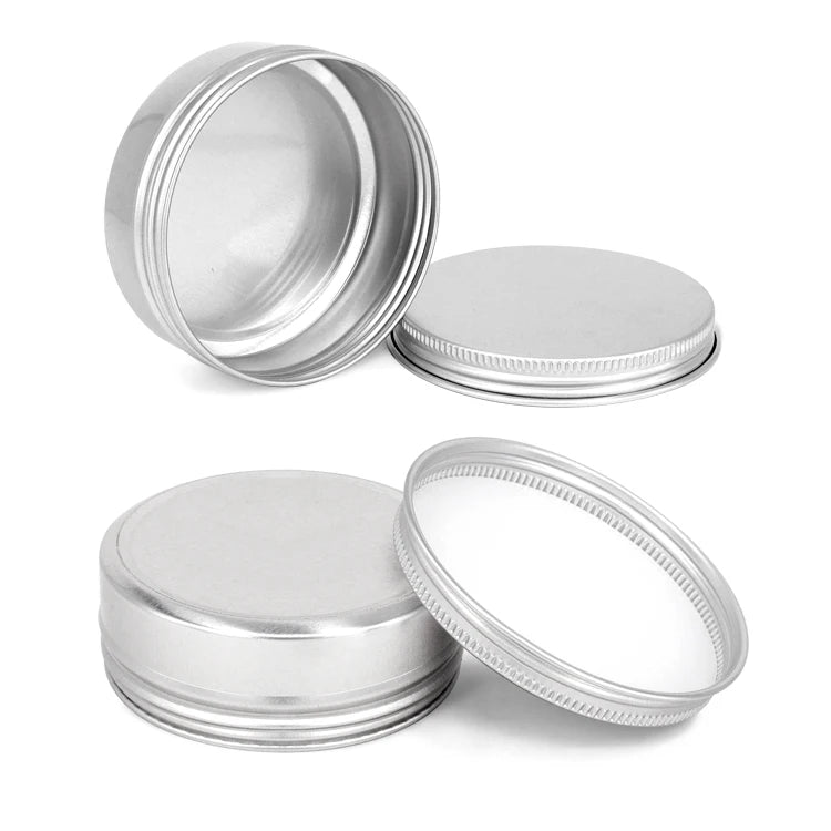 90g Large Metal Aluminum Can Candle Tin Jars Wholesale Empty Tin Can Jars Aluminum Metal Candle Tins
