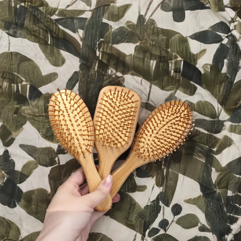 Health Care Travel Mini Hair Brush Styling Hairbrush Bamboo Wooden Massage Comb Accessories Pocket Hair Comb
