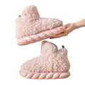 Winter High Boots Cloud Cotton Warmth slippers Men and Women Indoor and Outdoor Colorful Non-slip Soft Bottom PVC Sole Shoes