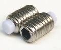 Small Stainless Steel Hexagon Socket Set Screws With Nylon PA66 Tip Dog Point
