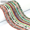 Wholesale Faceted Round Gemstone Beads 2mm 3mm 4mm Faceted Natural Tiger Eye Tourmaline Amethyst Beads for Jewelry Making