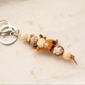 Highland Cow Keychain Boho Farm Silicone Keyring Silicone Teacher Gift