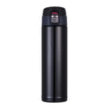 Portable Thermos Mug Solid Color Stainless Steel Bounce Cup Fashion Business Office Straight Thermos