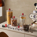 Multifunction PET Airtight Plastic Food Storage Container Set Shaped Dry Food Storage for Nuts Pasta Coffee Beans