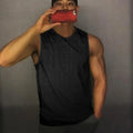 Blank Fitness Tank Tops Mens Summer Mesh Quick Dry Gym Clothing Sports Sleeveless Loose Basketball Jerseys Running Vest