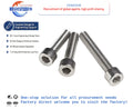 Hex Socket Bolt China Wholesale Hex Head Din912 Hexagon Socket Bolts M6 M7 M8 Popular Stainless Steel Nuts and Bolts