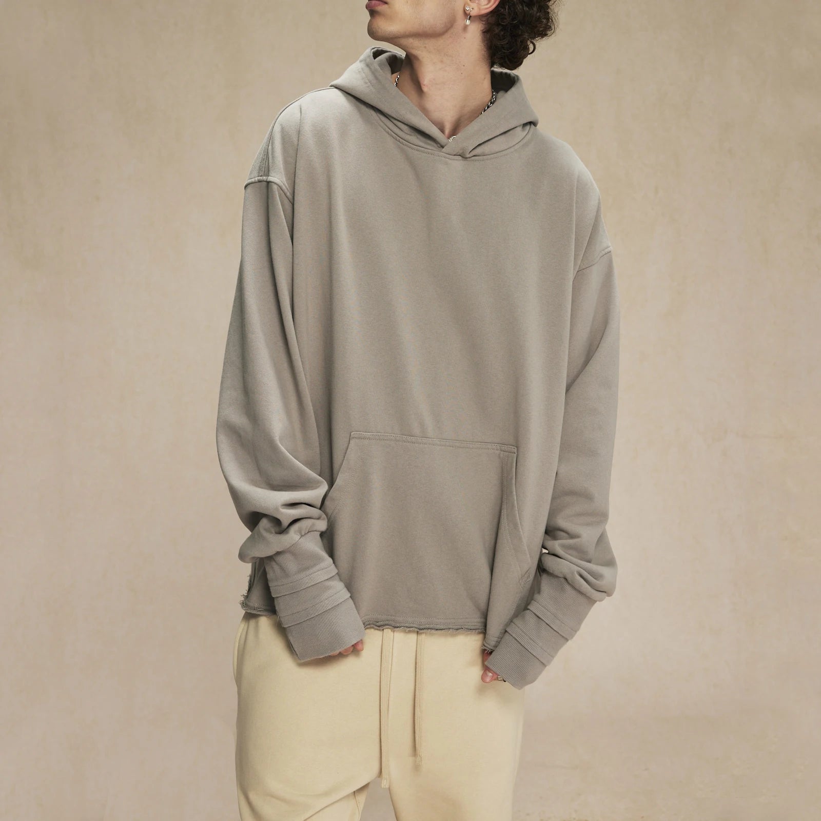 Streetwear Vintage Sun Faded Wash Sweatshirt Custom Manufacturer Men Distressed Acid Wash Oversized Crop Boxy Heavyweight Hoodie
