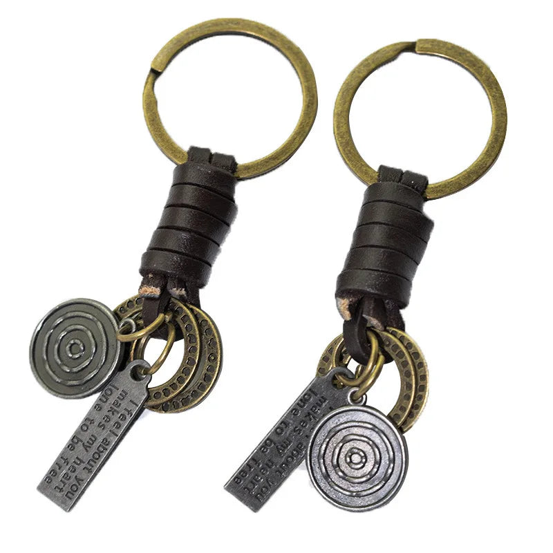 AA016142 Wholesale Punk Style Retro Keychains Pendant Key Chain