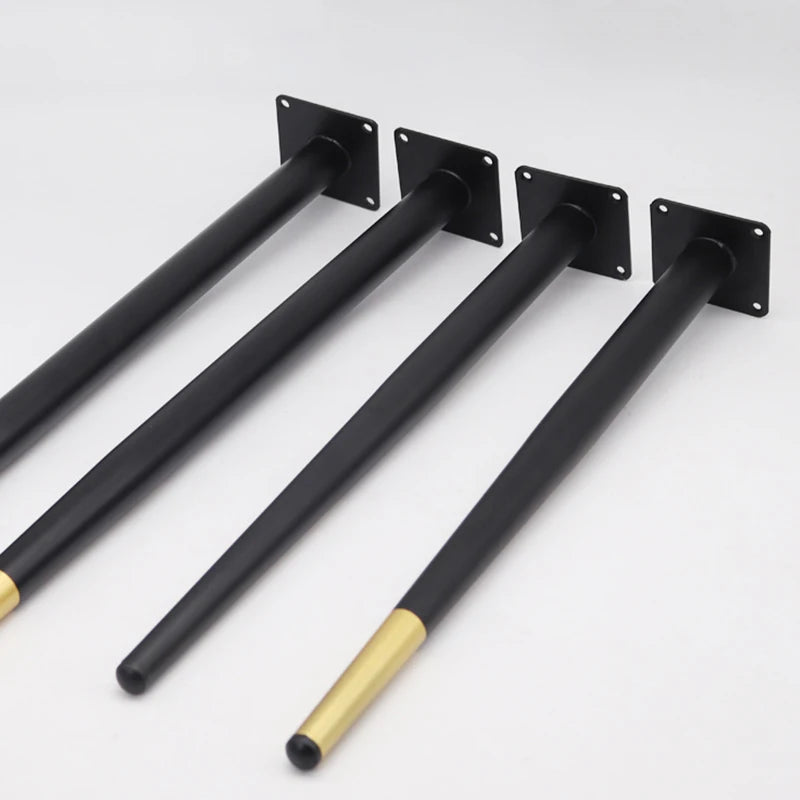 WELLTOP Modern Design Iron Sofa Legs Customizable Color for Dining Kitchen Hotel-Metal Furniture Legs for Living Room Bedroom