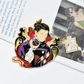 OEM Wholesale Custom Cartoon Anime Lapel Badges Satoru Gojo Enamel Pins Zinc Alloy Gold/Silver/Custom Color Custom Shape