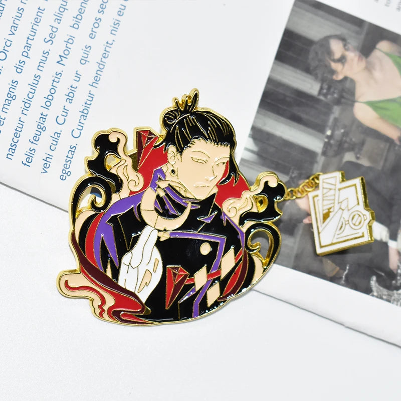 OEM Wholesale Custom Cartoon Anime Lapel Badges Satoru Gojo Enamel Pins Zinc Alloy Gold/Silver/Custom Color Custom Shape