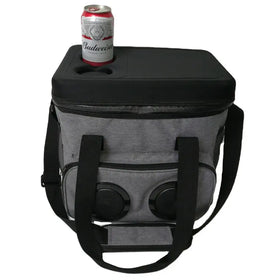 Premium Modern Insulated 15L Square Portable Cooler Bag 5-Day Ice Retention Waterproof Soft Tote Outdoor Use Cans Food Storage