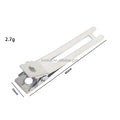 46mm Metal Hairdressing Hairpins Double Prong Alligator Hair Clip