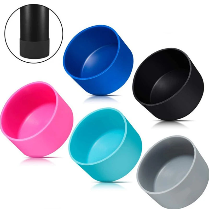Multifunctional Thermos Cup Beverage Cup Sleeve Pet Drinking Bowl Silicone Anti Scald Anti Scratch Anti slip Cup Bottom Cover