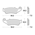 WRP Standard Front Pads for Beta RR 390 15-25 Hand Tools