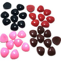 Wholesale Black Red Pink Plastic Flatback Bear Buttons Triangle Nose Eyes for Sewing Crafting DIY Safety