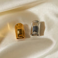 High Quality Fashion Stainless Steel Gold Plated Designer Earrings Jewelry for Women Party Gift