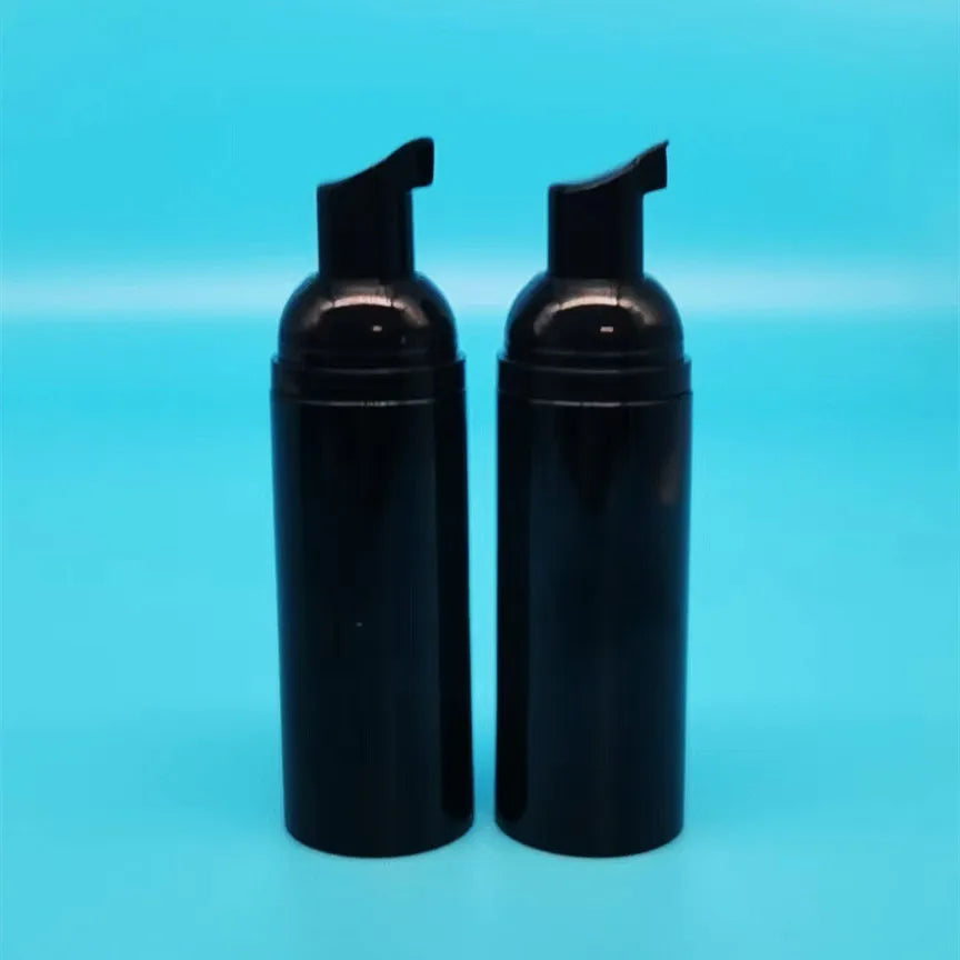High End 15ml 30ml 50ml Luxury Matte Plastic Serum Vacuum Pump Bottle Matte Black White Blue Airless Pump Bottle Foamer